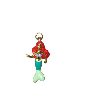 Gold Ariel Disney On Ice Pendant